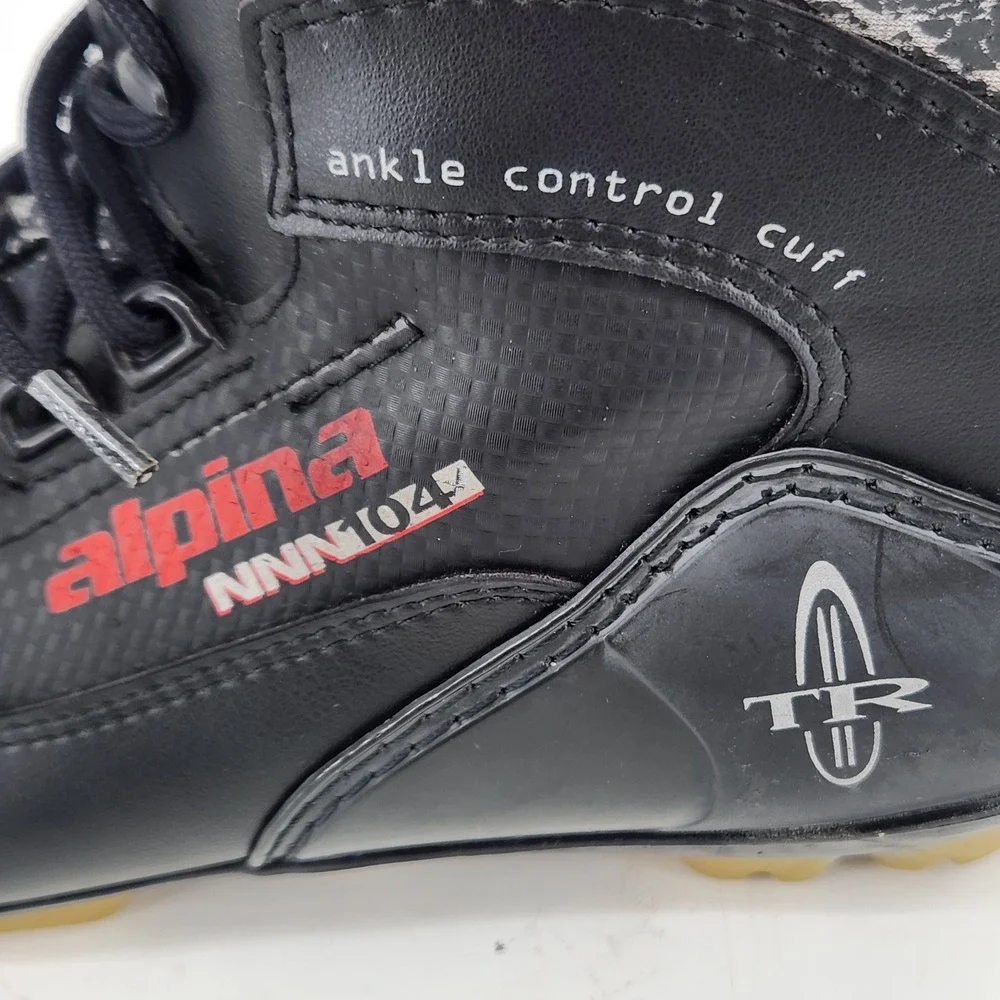 Alpina NNN 104 TR Cross Country‎ Ski Boots Ankle Control Cuff Made Slovenia